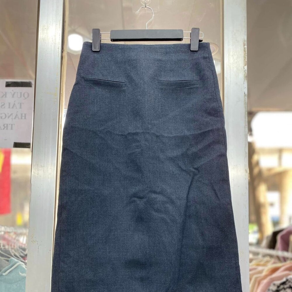 Simple Straight Long Skirt - Picture 1 of 3